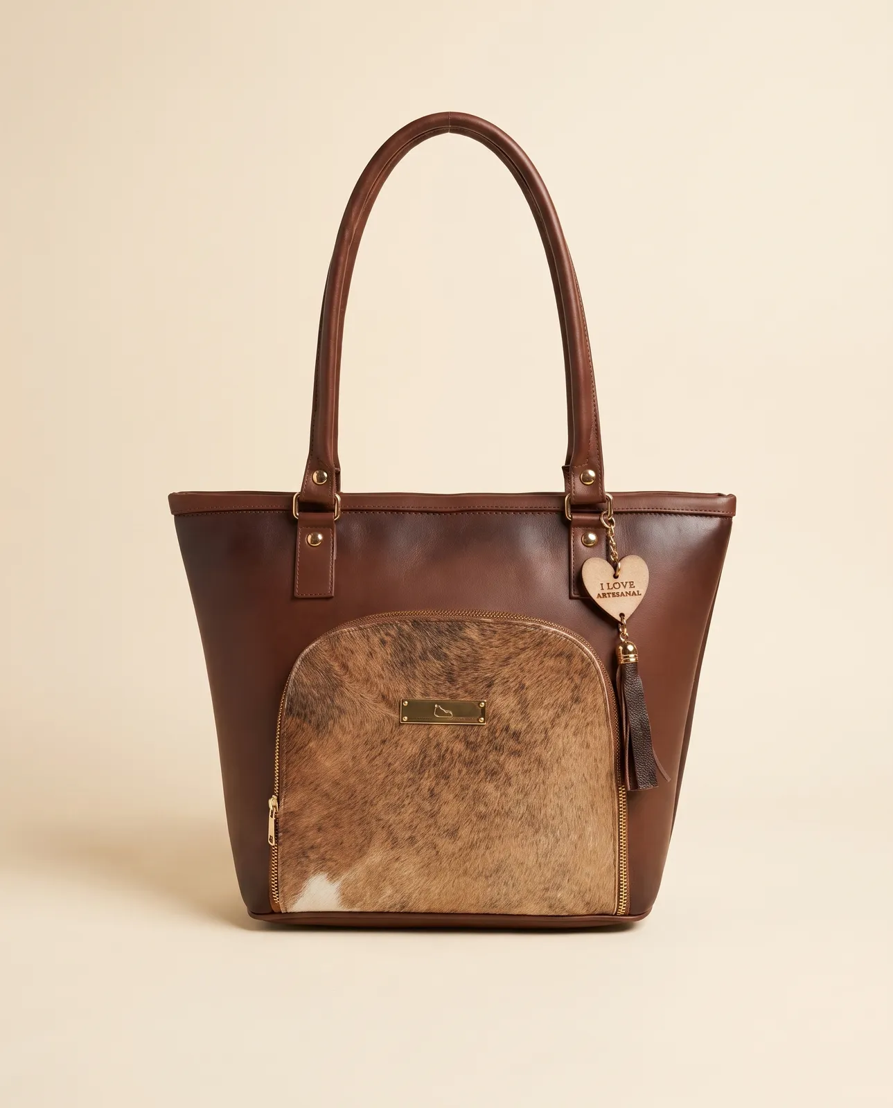 Tote Pelo Natural Cognac