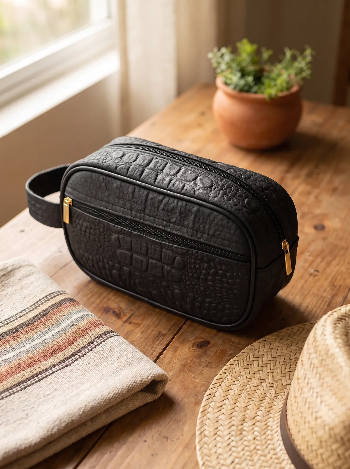 Neceser Croco Negro en contexto