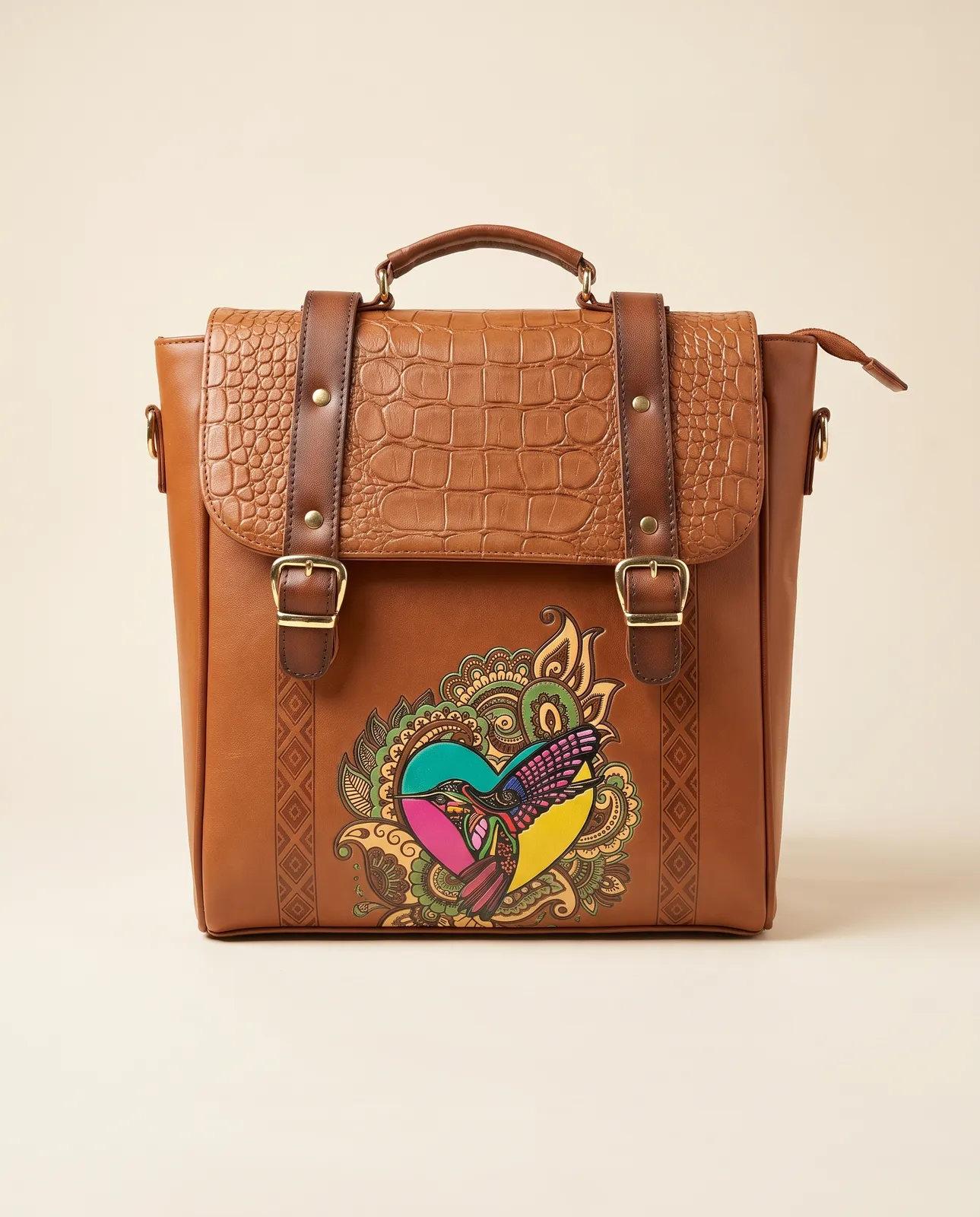 Mochila Colibrí Cognac