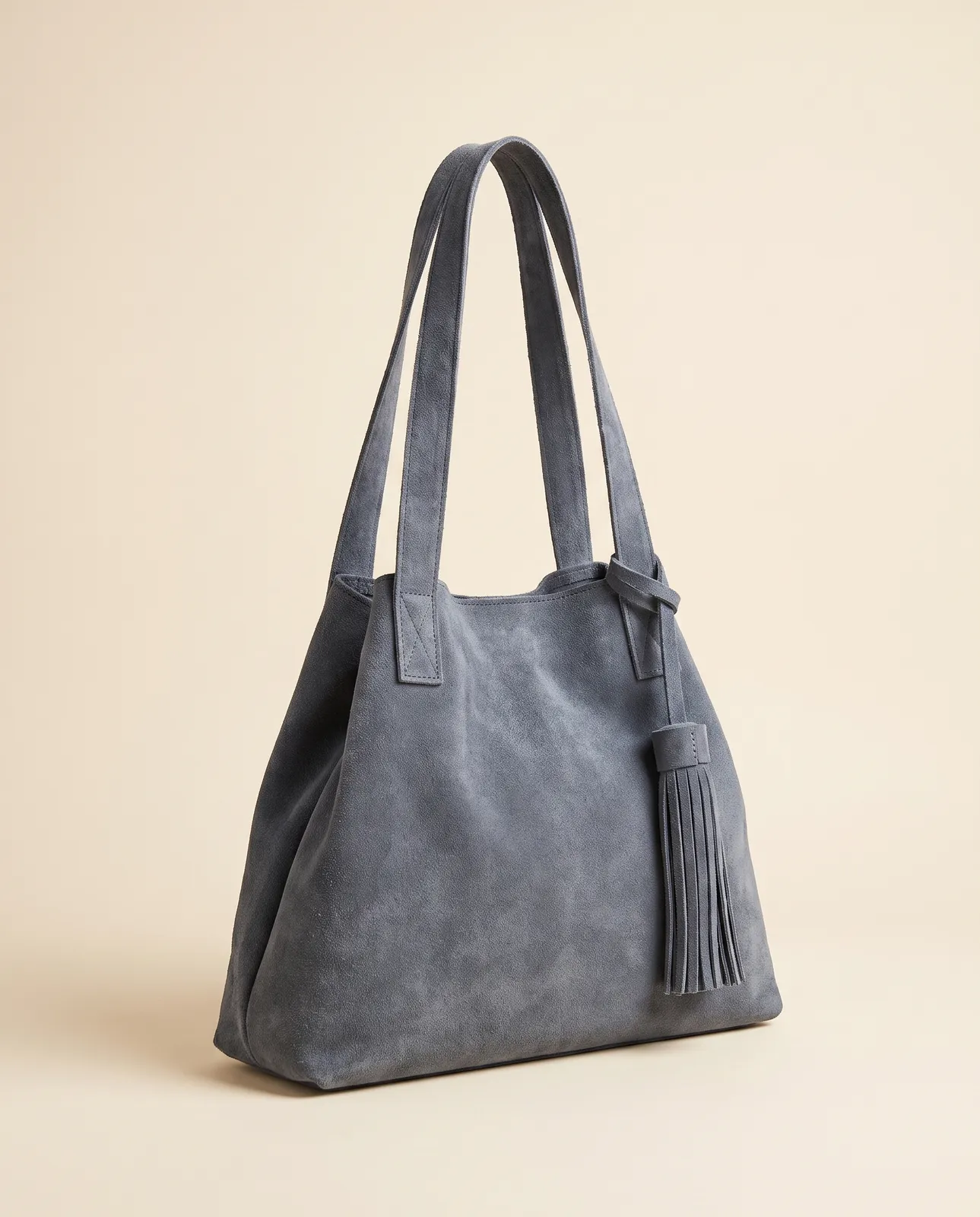 Tote Gamuza Azul